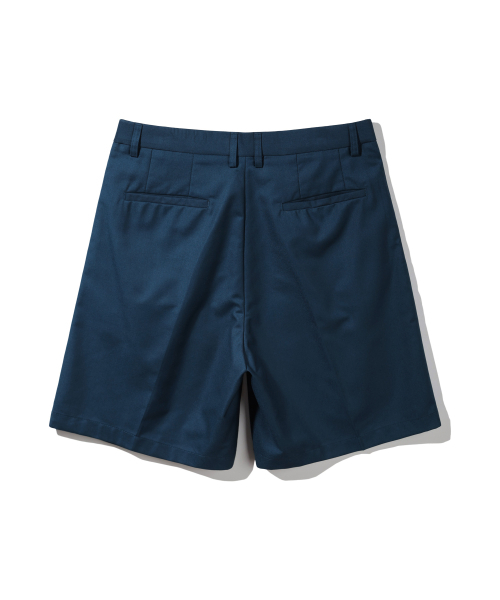 BAKKEN(バッケン)の「サイドヒドゥンバンディングツーピンタックワイドハーフパンツ BK8903_ブルー(その他パンツ・メンズ・ブルー・FREE)」の3枚目の写真