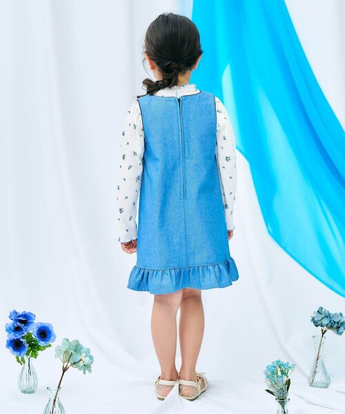 apres les cours(アプレレクール)の「メロウリブ長袖Tシャツ(Tシャツ/カットソー・キッズ・アイボリー/ブラック/ピンク/ミント/その他3・140/130/120/110/100/90/80)」の7枚目の写真