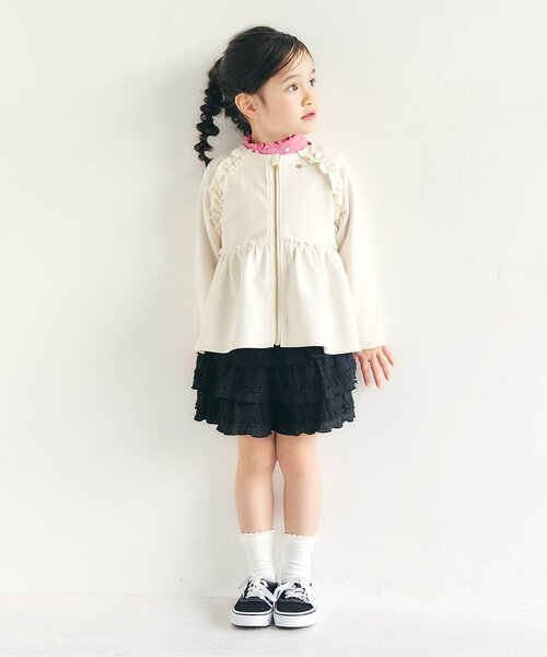 apres les cours(アプレレクール)の「メロウリブ長袖Tシャツ(Tシャツ/カットソー・キッズ・アイボリー/ブラック/ピンク/ミント/その他3・140/130/120/110/100/90/80)」の21枚目の写真