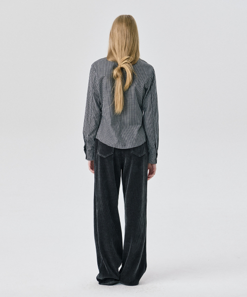 WNDERKAMMER（ブンダーカンマー）の「25 レギュラーフィットシャツ_ブラック（シャツ/ブラウス・レディース・その他・S/M）」の5枚目の写真