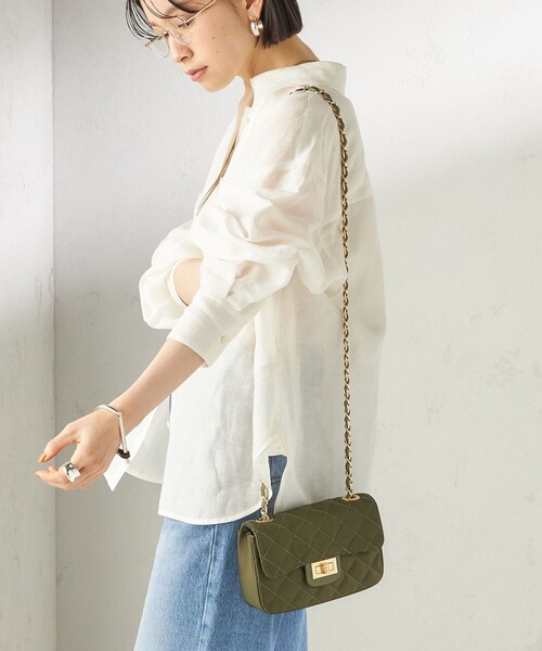 SHIPS別注】MILOS: キルティング ショルダー（ショルダーバッグ