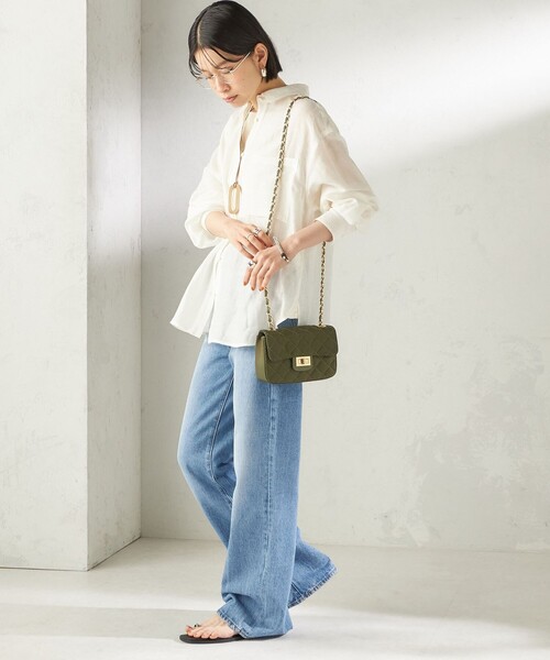 MILOS(ミロス)の「【SHIPS別注】MILOS: キルティング ショルダー(ショルダーバッグ・レディース・ブラック/オリーブ・ONE SIZE)」の17枚目の写真
