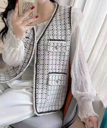 center i（センターアイ）の「キレイめツイードベスト（ベスト）」