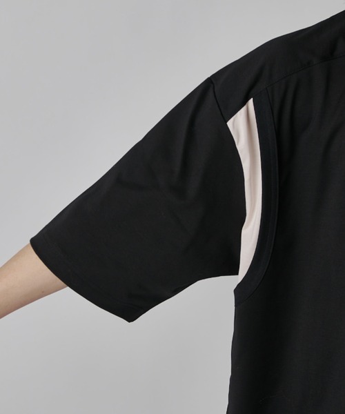 Lui's(ルイス)の「【SURJENT】レイヤードデザインオーバーTシャツ(Tシャツ/カットソー・メンズ・ネイビー/ブラック・FREE)」の16枚目の写真
