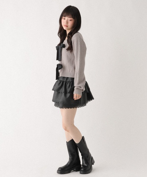 Heather（ヘザー）の「アソートパンチングショートパンツ　647006（その他パンツ・レディース・ブラウン/ブラック・FREE）」の6枚目の写真