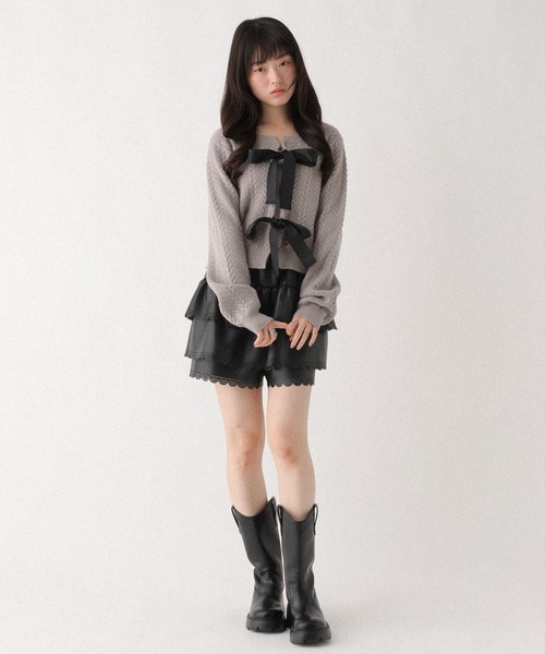 Heather（ヘザー）の「アソートパンチングショートパンツ　647006（その他パンツ・レディース・ブラウン/ブラック・FREE）」の7枚目の写真