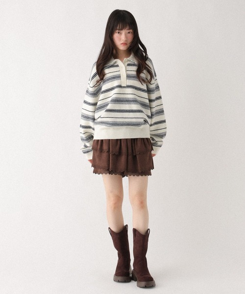 Heather（ヘザー）の「アソートパンチングショートパンツ　647006（その他パンツ・レディース・ブラウン/ブラック・FREE）」の11枚目の写真