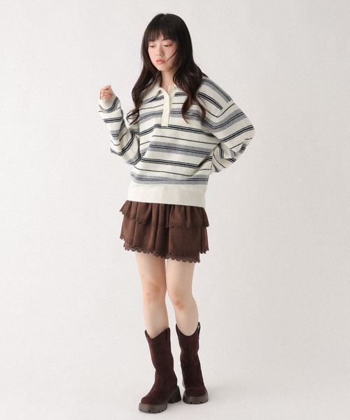 Heather（ヘザー）の「アソートパンチングショートパンツ　647006（その他パンツ・レディース・ブラウン/ブラック・FREE）」の12枚目の写真