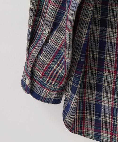 RAGEBLUE（レイジブルー）の「Madras Check Button Down Shirts/マドラスチェックボタンダウンシャツ（シャツ/ブラウス・メンズ・ホワイト系その他/ネイビー・LARGE/MEDIUM）」の6枚目の写真