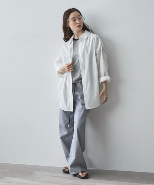 feepur（フェピュール）の「ストライプイージールーズデニム（デニムパンツ・レディース・ブラック/オフホワイト・MEDIUM/SMALL）」の19枚目の写真