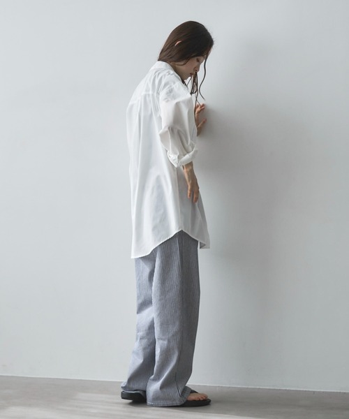 feepur（フェピュール）の「ストライプイージールーズデニム（デニムパンツ・レディース・ブラック/オフホワイト・MEDIUM/SMALL）」の21枚目の写真