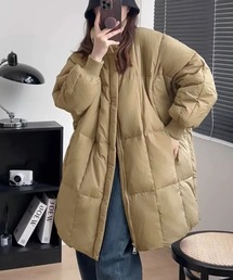 Miniministore | スタンドカラー中綿ダウンコート ゆったり(その他アウター)