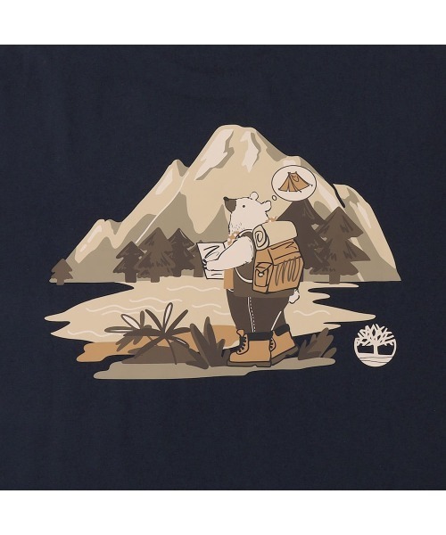 Timberland(ティンバーランド)の「ベア キャンプ グラフィック Tシャツ ユニセックス(Tシャツ/カットソー・メンズ・ダークブルー・LARGE/MEDIUM/SMALL/X-LARGE)」の8枚目の写真