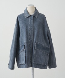 PUAL CE CIN（ピュアルセシン）の「カツラギ カバーオールジャケット（カバーオール）」