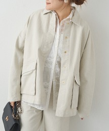 PUAL CE CIN（ピュアルセシン）の「カツラギ カバーオールジャケット（カバーオール）」