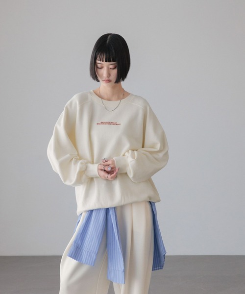 LOWRYS FARM（ローリーズファーム）の「シャツマキベルト  645162（ベルト・レディース・アイボリー/ブルー・FREE）」の3枚目の写真