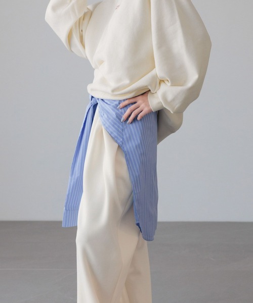 LOWRYS FARM（ローリーズファーム）の「シャツマキベルト  645162（ベルト・レディース・アイボリー/ブルー・FREE）」の5枚目の写真