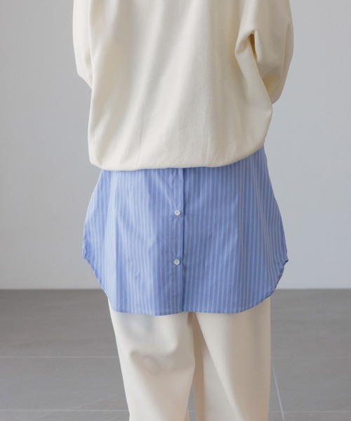 LOWRYS FARM（ローリーズファーム）の「シャツマキベルト  645162（ベルト・レディース・アイボリー/ブルー・FREE）」の6枚目の写真