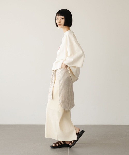 LOWRYS FARM（ローリーズファーム）の「シャツマキベルト  645162（ベルト・レディース・アイボリー/ブルー・FREE）」の8枚目の写真