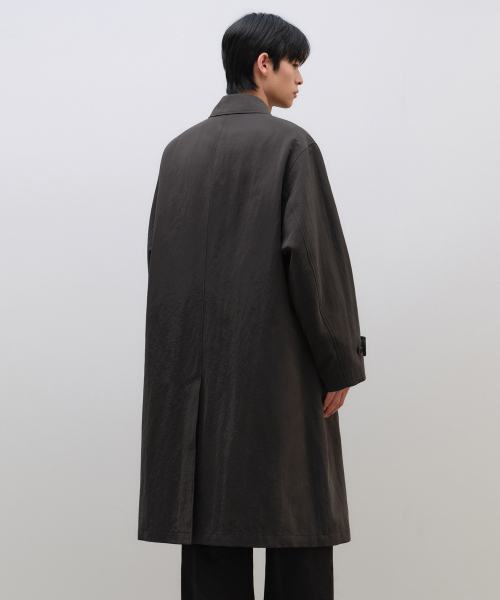 MUSINSA STANDARD（ムシンサスタンダード）の「[シティワーカーズ] カーマーシングルトレンチコート [グレー]（トレンチコート・メンズ・その他・MEDIUM/LARGE/X-LARGE/2XL）」の5枚目の写真