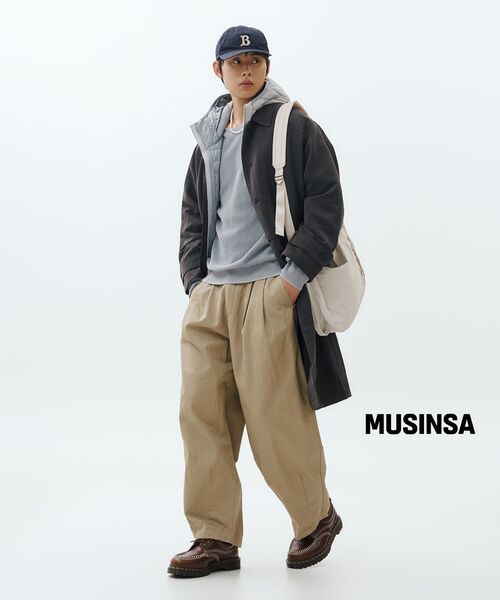 MUSINSA STANDARD（ムシンサスタンダード）の「[シティワーカーズ] カーマーシングルトレンチコート [グレー]（トレンチコート・メンズ・その他・MEDIUM/LARGE/X-LARGE/2XL）」の10枚目の写真