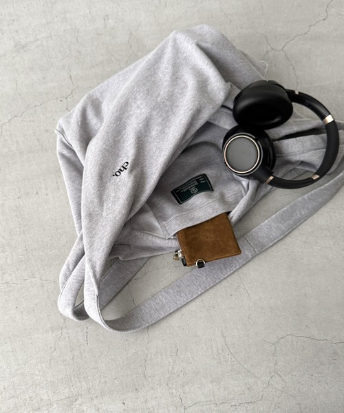 CANAL JEAN（キャナルジーン）の「choice_cnl　スウェットショルダーバッグ（ショルダーバッグ・レディース・グレー・ONE SIZE）」の2枚目の写真