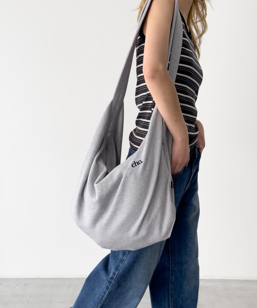 CANAL JEAN（キャナルジーン）の「choice_cnl　スウェットショルダーバッグ（ショルダーバッグ・レディース・グレー・ONE SIZE）」の3枚目の写真