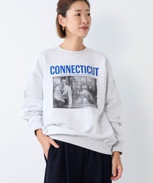 Johnbull | 【Johnbull】フォトプリント裏毛スウェット-LIFE CONNECTICUT SWT(スウェット)