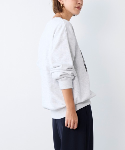 Johnbull（ジョンブル）の「【Johnbull】フォトプリント裏毛スウェット-LIFE CONNECTICUT SWT（スウェット・レディース・ライトグレー・M）」の13枚目の写真