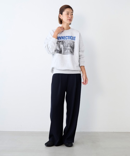 Johnbull（ジョンブル）の「【Johnbull】フォトプリント裏毛スウェット-LIFE CONNECTICUT SWT（スウェット・レディース・ライトグレー・M）」の16枚目の写真