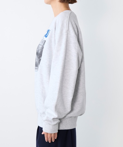 Johnbull（ジョンブル）の「【Johnbull】フォトプリント裏毛スウェット-LIFE CONNECTICUT SWT（スウェット・レディース・ライトグレー・M）」の5枚目の写真