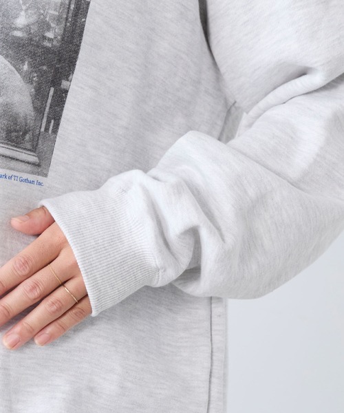 Johnbull（ジョンブル）の「【Johnbull】フォトプリント裏毛スウェット-LIFE CONNECTICUT SWT（スウェット・レディース・ライトグレー・M）」の8枚目の写真