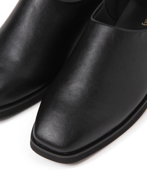 studio CLIP（スタディオクリップ）の「【軽量/抗菌防臭/クッションインソール】スクエアスリッポン（スリッポン・レディース・ブラック/ブラウン・MEDIUM/LARGE）」の11枚目の写真