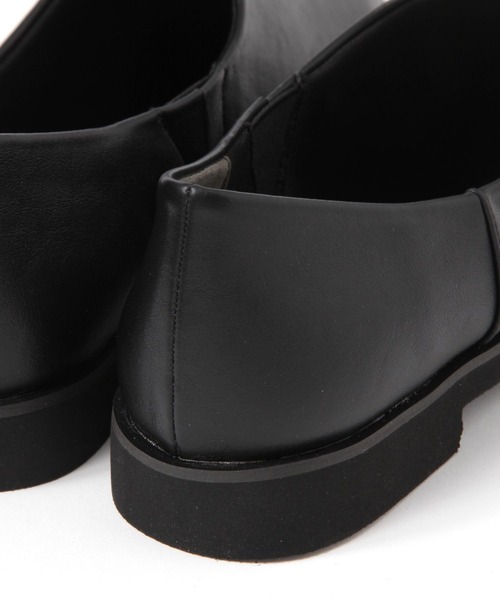 studio CLIP（スタディオクリップ）の「【軽量/抗菌防臭/クッションインソール】スクエアスリッポン（スリッポン・レディース・ブラック/ブラウン・MEDIUM/LARGE）」の12枚目の写真