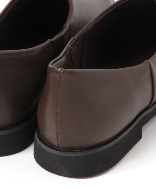 studio CLIP（スタディオクリップ）の「【軽量/抗菌防臭/クッションインソール】スクエアスリッポン（スリッポン・レディース・ブラック/ブラウン・MEDIUM/LARGE）」の15枚目の写真