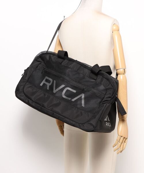 RVCA(ルーカ)の「RVCA メンズ VA GYM DUFFEL ダッフルバッグ 【2026年春夏モデル】(ボストンバッグ・メンズ・ブラック・FREE)」の5枚目の写真