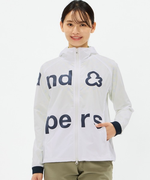 and per se (アンパスィ) ブルゾン（レディース） ホワイト L and per se｜アンパスィ（レディース）のブルゾン（ホワイト/白色系
