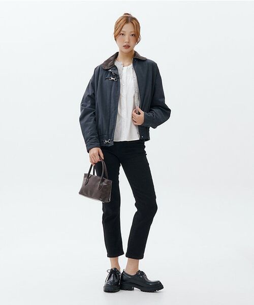MAC MOC（マックモック）の「アンダース3カラー ダービーローファー 4cm（ローファー・レディース・ブラック/アイボリー/ブラウン・22.5cm/23cm/23.5cm/24cm/24.5cm/25cm）」の20枚目の写真