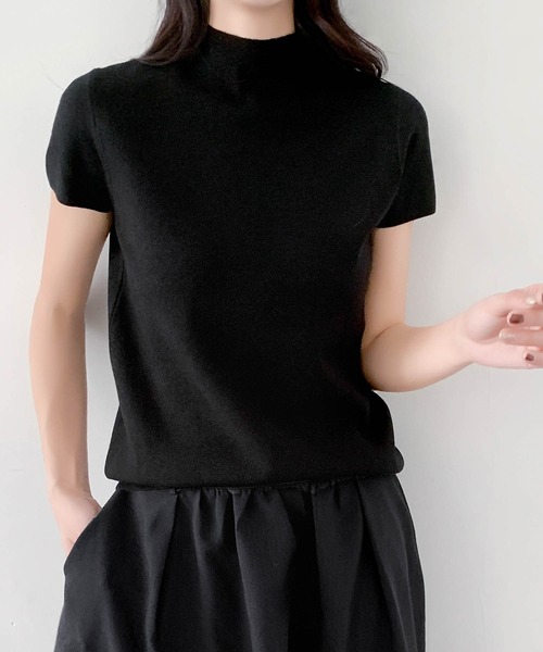 Hynick Knit Tops — полурукав, весенний трикотаж
