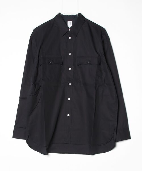 benine9(ビーナイン)の「benine 9 Double Pocket L/S Shirt(シャツ/ブラウス・メンズ・ブラック・MEDIUM/LARGE)」の1枚目の写真