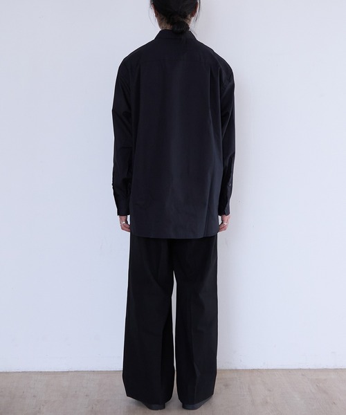 benine9（ビーナイン）の「benine 9 Double Pocket L/S Shirt (BN0126-401)（シャツ/ブラウス・メンズ・ブラック/ホワイト・MEDIUM/LARGE）」の17枚目の写真