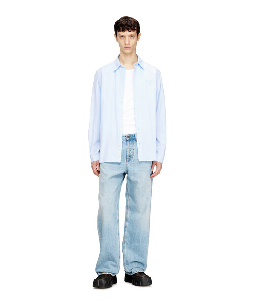 DIESEL(ディーゼル)の「メンズ シャツ S-SIMPLY-BKBZ(シャツ/ブラウス・メンズ・グリーン系その他/ブルー系その他・54/52/48/46/44/50)」の7枚目の写真