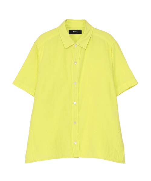 ZUCCa(ズッカ)の「DOUBLE GAUZE / S(シャツ/ブラウス・レディース・ブラック/ホワイト/ベージュ/イエロー・XL/M size)」の4枚目の写真