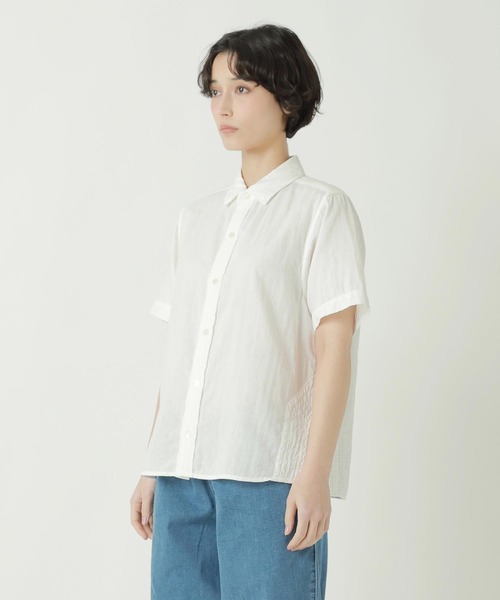 ZUCCa(ズッカ)の「DOUBLE GAUZE / S(シャツ/ブラウス・レディース・ブラック/ホワイト/ベージュ/イエロー・XL/M size)」の9枚目の写真
