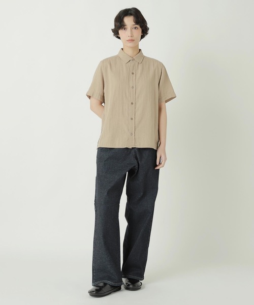 ZUCCa(ズッカ)の「DOUBLE GAUZE / S(シャツ/ブラウス・レディース・ブラック/ホワイト/ベージュ/イエロー・XL/M size)」の14枚目の写真