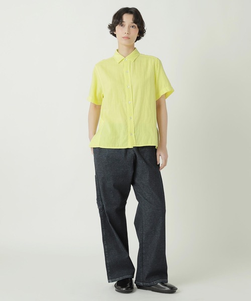 ZUCCa(ズッカ)の「DOUBLE GAUZE / S(シャツ/ブラウス・レディース・ブラック/ホワイト/ベージュ/イエロー・XL/M size)」の15枚目の写真