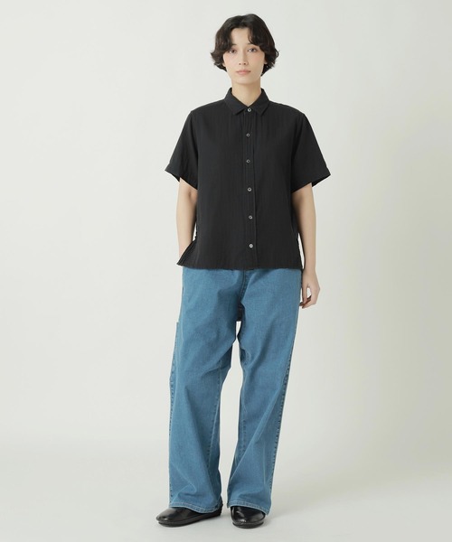ZUCCa(ズッカ)の「DOUBLE GAUZE / S(シャツ/ブラウス・レディース・ブラック/ホワイト/ベージュ/イエロー・XL/M size)」の13枚目の写真
