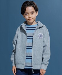 J.PRESS（ジェイプレス）の「【140-170cm】ダンボールニット ロゴ パーカー（スウェット）」