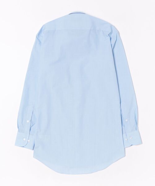 TOKYO SHIRTS（トウキョウシャツ）の「形態安定ノンアイロン ボタンダウン 長袖ビジネスワイシャツ（ビジネスシャツ・メンズ・ブルー・首回り39cm-裄丈80cm/首回り39cm-裄丈84cm/首回り41cm-裄丈82cm/首回り41cm-裄丈86cm/首回り42cm-裄丈82cm/首回り42cm-裄丈86cm/首回り43cm-裄丈82cm/首回り43cm-裄丈86cm/首回り37cm-裄丈80cm/首回り37cm-裄丈84cm）」の7枚目の写真