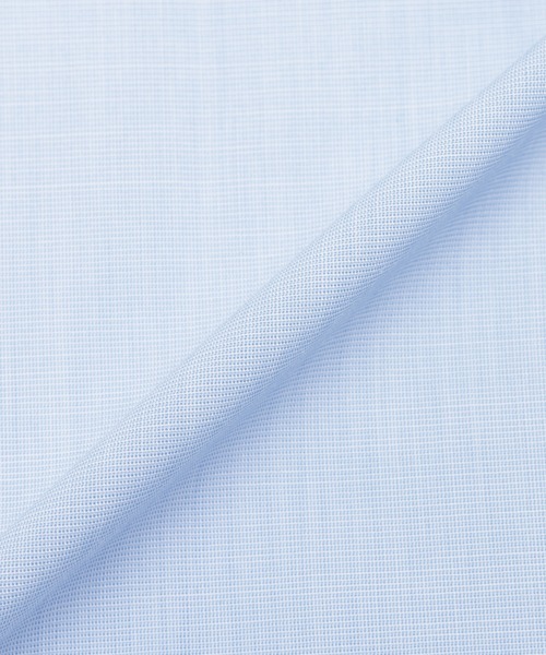 TOKYO SHIRTS（トウキョウシャツ）の「形態安定ノンアイロン ボタンダウン 長袖ビジネスワイシャツ（ビジネスシャツ・メンズ・ブルー・首回り39cm-裄丈80cm/首回り39cm-裄丈84cm/首回り41cm-裄丈82cm/首回り41cm-裄丈86cm/首回り42cm-裄丈82cm/首回り42cm-裄丈86cm/首回り43cm-裄丈82cm/首回り43cm-裄丈86cm/首回り37cm-裄丈80cm/首回り37cm-裄丈84cm）」の5枚目の写真